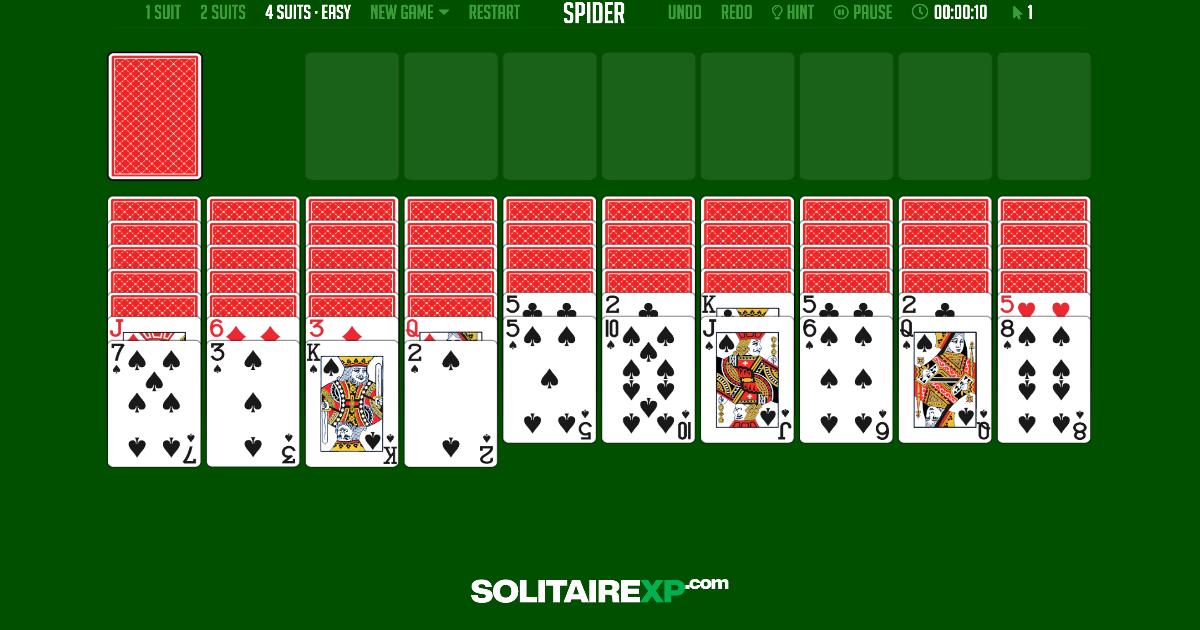 Spider Solitaire 4 Suits